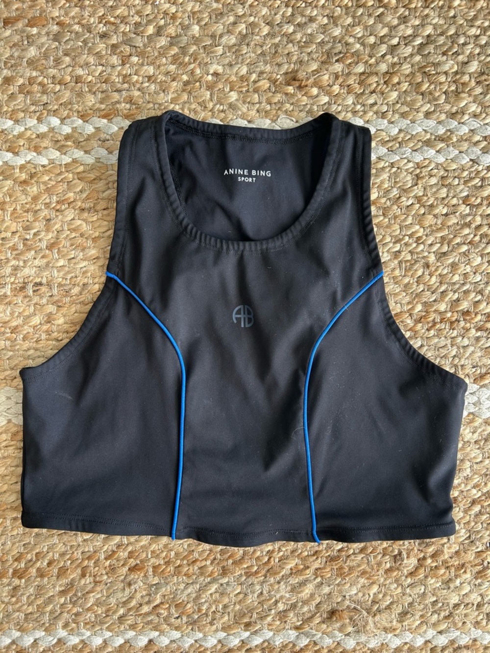 Anine Bing Bria  Racerback Tank Black